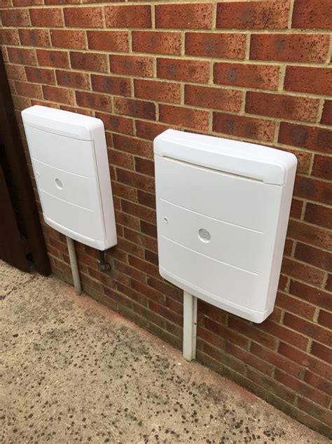 electric meter overbox gas meter box|outside gas meter box door.